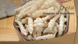  Presentation with japanese - Theme with japanese-bowl-with-fresh-raw background and a coral colored foreground