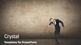  Presentation with asian - Amazing presentation theme having japanese doll - marionette concept asian business man backdrop and a  colored foreground