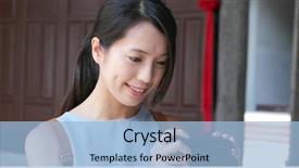  Presentation with travel - Presentation theme enhanced with japanese film - travel woman use of digital background and a light blue colored foreground