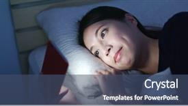  Presentation with film - Audience pleasing PPT layouts consisting of japanese film - woman watch on cellphone backdrop and a ocean colored foreground