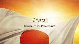 Presentation with japanese - Cool new theme with japanese flag in front backdrop and a cream colored foreground