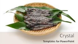  Presentation with eyes - Theme with japanese-green-eyes-fish-mehikari background and a coral colored foreground