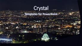  Presentation with history japanese - Cool new slide deck with japanese history - aerial view of nagoya castle backdrop and a wine colored foreground