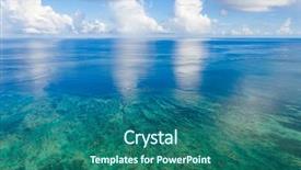  Presentation with clear water - Presentation having japanese islands - crystal clear water in ishigaki background and a  colored foreground