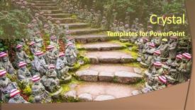  Presentation with hiroshima - Slide deck enhanced with japanese islands - miyajima island hiroshima japan background and a tawny brown colored foreground