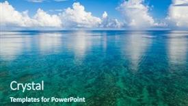  Presentation with sea - PPT theme having japanese islands - sea in ishigaki island background and a ocean colored foreground