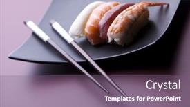  Presentation with sushi - 