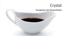  Presentation with soy sauce - PPT theme having japanese or chinese soy sauce background and a white colored foreground
