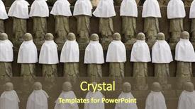  Presentation with statue of the virgin mary - Audience pleasing slide set consisting of japanese stone statue ksitigarbha bodhisattva backdrop and a  colored foreground