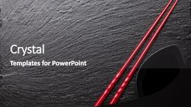  Presentation with space wormhole or black - Amazing slide set having japan customs - japanese sushi chopsticks and soy backdrop and a  colored foreground