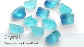  Presentation with blue mint - Slides with japanese-traditional-confectionery-kohakutou-dried background and a light blue colored foreground