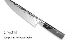  Presentation with frozen edamame soybeans japanese soybeans - PPT layouts having japanese traditional gyuto knife isolated on white background with path background and a white colored foreground