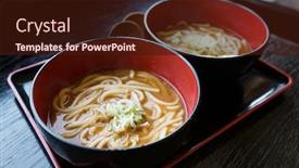  Presentation with japanese - Cool new presentation theme with japanese udon backdrop and a wine colored foreground