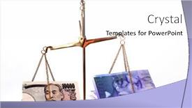  Presentation with japanese - Amazing presentation theme having japanese-yen-and-swiss-franc backdrop and a white colored foreground