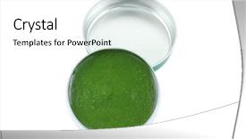  Presentation with color full - Amazing presentation theme having jar full of medicated ointment backdrop and a white colored foreground