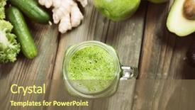  Presentation with mason jar - Audience pleasing PPT layouts consisting of jar mug filled with green backdrop and a violet colored foreground