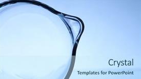  Presentation with abstract the eye - Slide deck having jar shape like woman nipple background and a  colored foreground