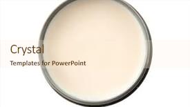  Presentation with white clay tiled roof - Colorful presentation enhanced with jar with clay for hair backdrop and a  colored foreground