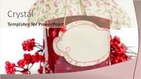  Presentation with jam - Presentation design having jar with guelder rose jam background and a lemonade colored foreground