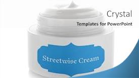  Presentation with body - Amazing theme having jar-with-streetwise-body-cream backdrop and a white colored foreground