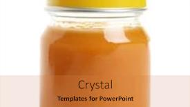  Presentation with baby food jar - PPT layouts with jar-with-yummy-baby-food background and a  colored foreground