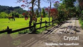  Presentation with colombia - Cool new presentation design with jardin antioquia colombia south america backdrop and a gray colored foreground