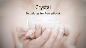  Presentation with beauty product - Theme with jars - skin care product close-up background and a lemonade colored foreground