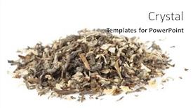  Presentation with jasmine - Slide set featuring jasmine-oolong-chinese-tea-isolated background and a white colored foreground