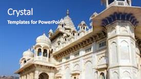  Presentation with jodhpur - Cool new theme with jaswant thada mausoleum in jodhpur india backdrop and a ocean colored foreground