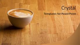  Presentation with coffe - Presentation theme consisting of java design pattern - warm specialty coffe background and a gold colored foreground