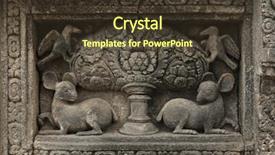  Presentation with javanese - Cool new PPT layouts with javanese culture - prambanan tree of life stone backdrop and a tawny brown colored foreground