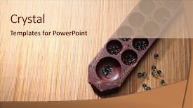  Presentation with asia traditional - Amazing theme having jawa - congkak is a traditional game backdrop and a lemonade colored foreground