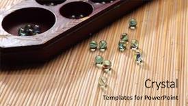  Presentation with asia traditional - Theme with jawa - congkak is a traditional game background and a lemonade colored foreground