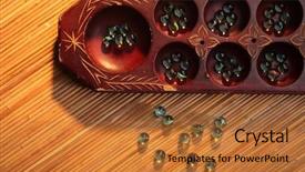  Presentation with asia traditional - Slide deck featuring jawa - congkak is a traditional game background and a red colored foreground