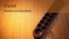  Presentation with asia traditional - Slides with jawa - congkak is a traditional game background and a gold colored foreground