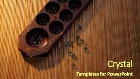  Presentation with asia traditional - Cool new PPT theme with jawa - congkak is a traditional game backdrop and a tawny brown colored foreground