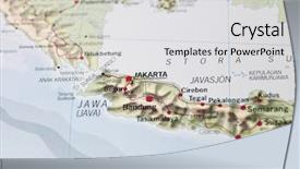  Presentation with jawa - PPT theme enhanced with jawa - map of jakarta background and a light gray colored foreground