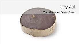  Presentation with palm sugar - Cool new slides with jawa - slice of brown palm sugar backdrop and a light gray colored foreground