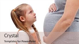  Presentation with crying - Presentation design with jealousy - selfish child crying for not background and a coral colored foreground