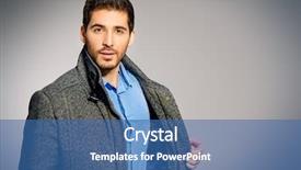  Presentation with jeans - PPT theme with jeans clothes and a coat background and a ocean colored foreground