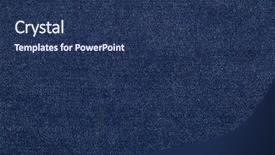  Presentation with jeans denim - PPT layouts enhanced with jeans fabric made of raw background and a navy blue colored foreground