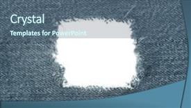  Presentation with jeans - Amazing presentation theme having jeans hole ready for your message backdrop and a ocean colored foreground