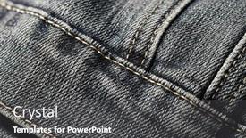  Presentation with dark space - Amazing PPT layouts having jeans-natural-clean-background-macro backdrop and a dark gray colored foreground