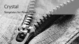  Presentation with jeans - Cool new slide set with jeans zipper closeup shallow dof backdrop and a light gray colored foreground