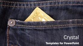  Presentation with jeans - Presentation design enhanced with jeans background and a dark gray colored foreground