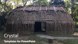  Presentation with park - Amazing PPT theme having jefferson-patterson-park backdrop and a dark gray colored foreground