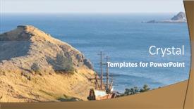  Presentation with volcanic rocks - Audience pleasing PPT layouts consisting of jeju-south-korea-march-26 backdrop and a teal colored foreground