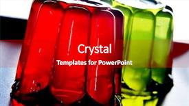  Presentation with ice cream colourful gelato flavors - Slide deck featuring jello - closeup of a plate background and a black colored foreground