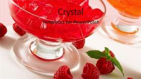  Presentation with jelly - Slide deck enhanced with jello - fruit jelly background and a crimson colored foreground