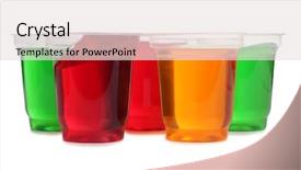  Presentation with fruit jam - Cool new presentation theme with jello - jam in plastic with raw backdrop and a lemonade colored foreground